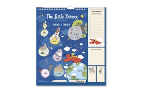 WALL CALENDAR MONTHLY PLANNER 16 MONTHS THE LITTLE PRINCE 2023/2024